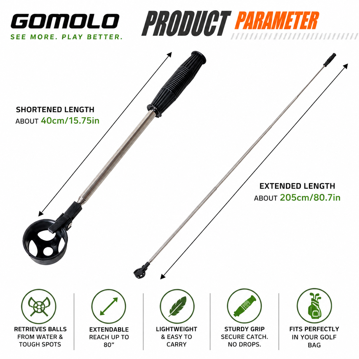 Gomolo™ Course Saver Grabber
