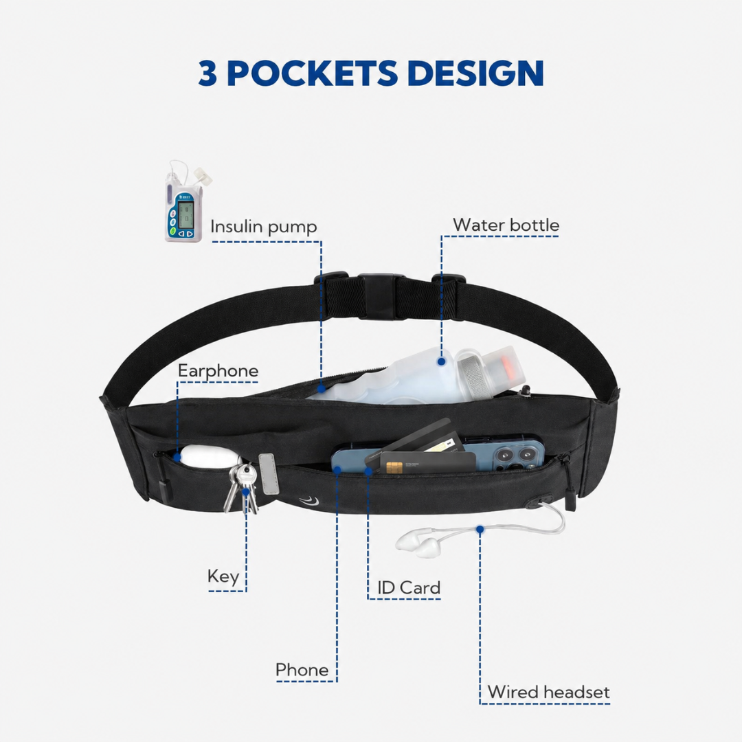 Gomolo™ SlimStride Running Belt