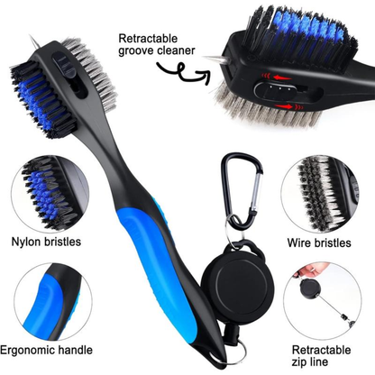 Golf Towel Microfiber and Brush Kit By Gomolo™