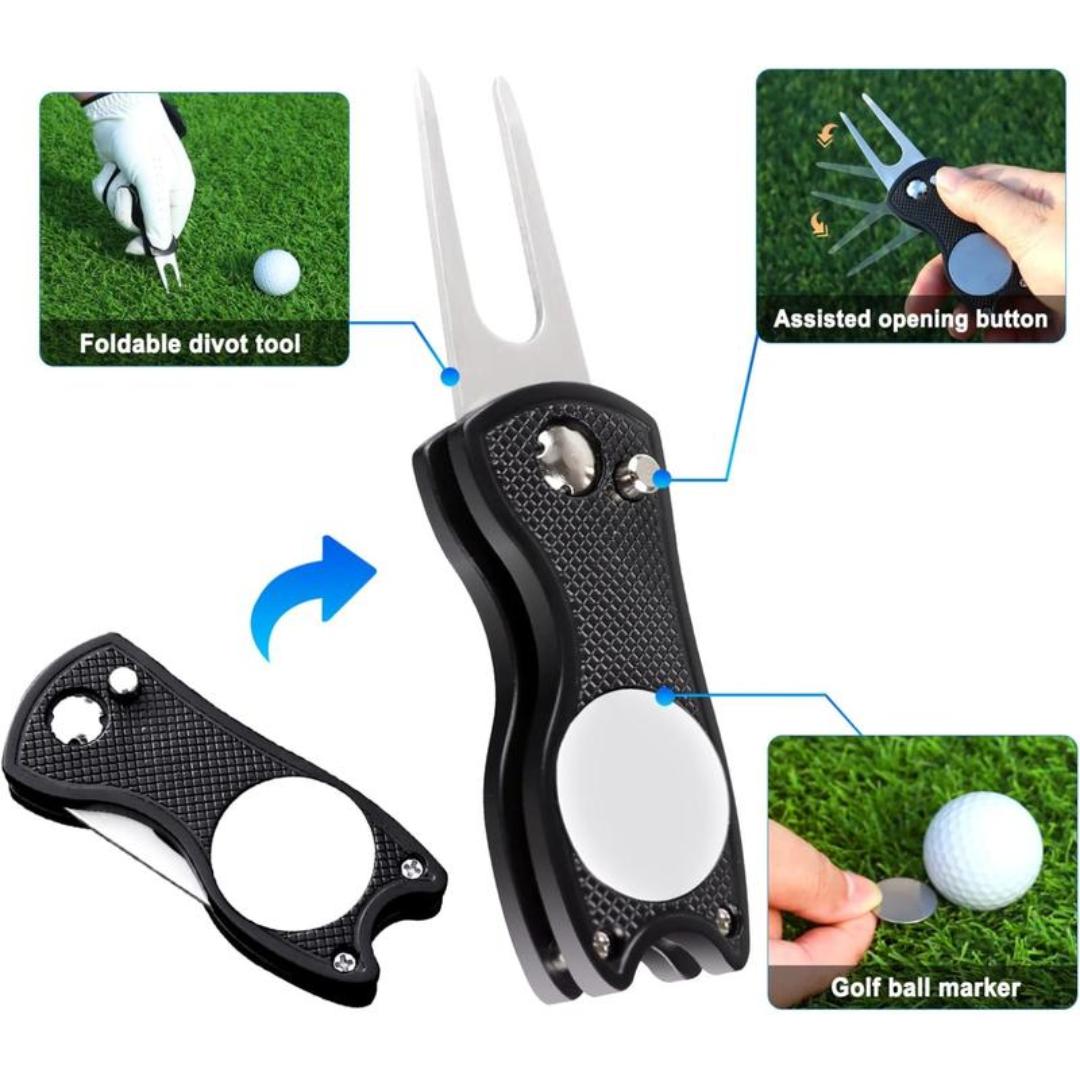 Golf Towel Microfiber and Brush Kit By Gomolo™