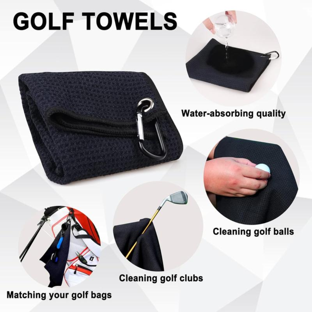 Golf Towel Microfiber and Brush Kit By Gomolo™