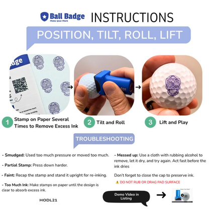 Gomolo™ Fairway Ball Stamp