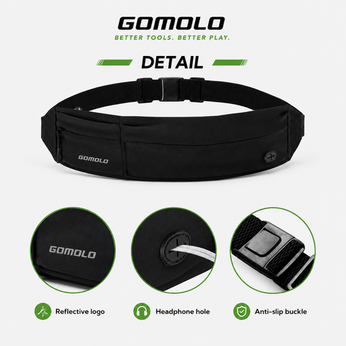 Gomolo™ SlimStride Running Belt